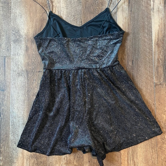 New Years Eve Sparkly Cami Romper - Picture 3 of 3